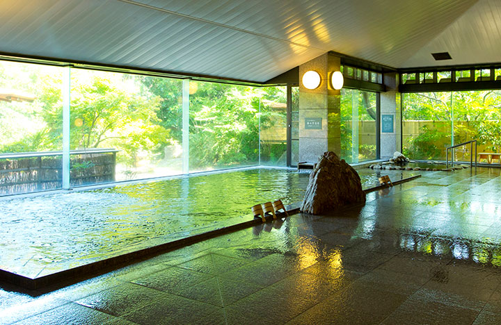 屋内大浴場「ひすいの湯」,源泉かけ流し,湯の山温泉,三重県
