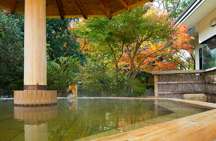 庭園天風呂「癒しの湯」