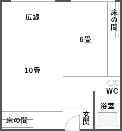 スタンダード和室の見取り図