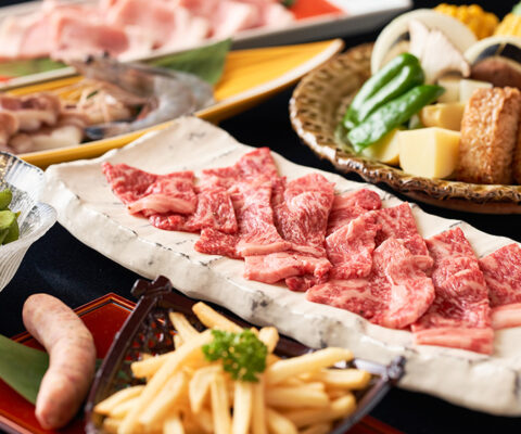 オープンテラスで満喫！BBQプラン