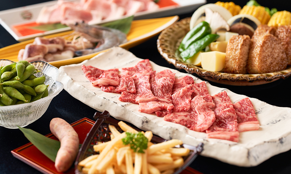 オープンテラスで満喫!BBQプラン
