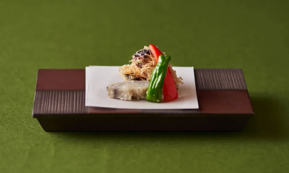 揚物 かつお生節(紀伊長島産)揚げ 季節のこだわり会席 2025-2026冬