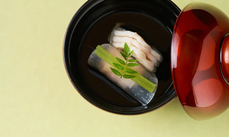 あいなめ葛叩き 澄まし仕立て 2026春